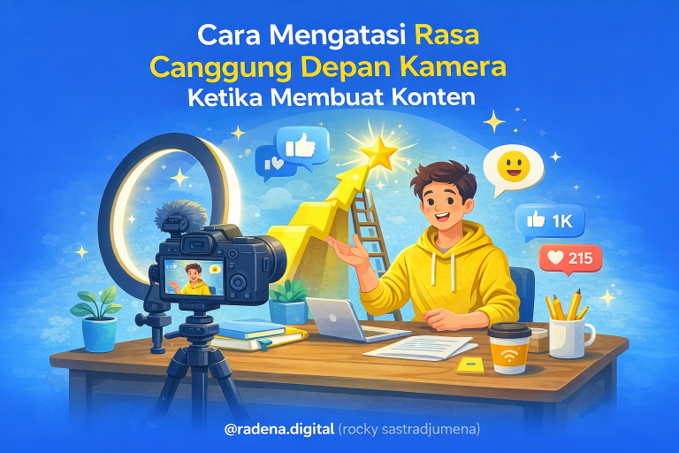 Cara Mengatasi Rasa Canggung Depan Kamera Ketika Membuat Konten