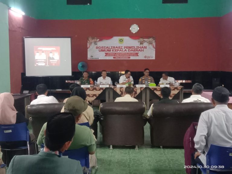 Gelar Sosialisasi Pilkada, Camat Cigombong Rangkul Ketua RT dari Dua Desa
