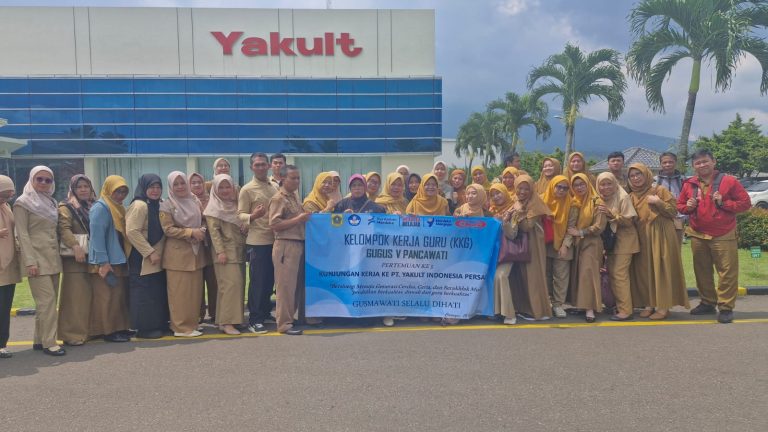 KKG Gugus V Pancawati Kunjungi PT Yakult Sukabumi