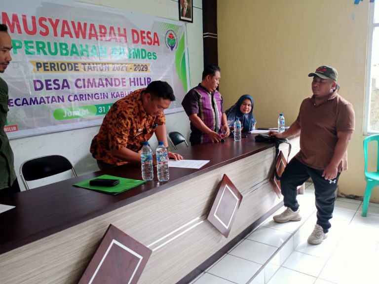 Pemdes Cimande Hilir Gelar Musdesus BLT-DD, Pastikan Penyaluran Bantuan Transparan dan Tepat Sasaran