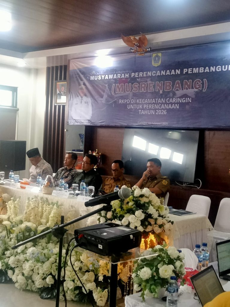 Musrenbang Digelar di Kantor Kecamatan Caringin untuk Program Tahun 2026