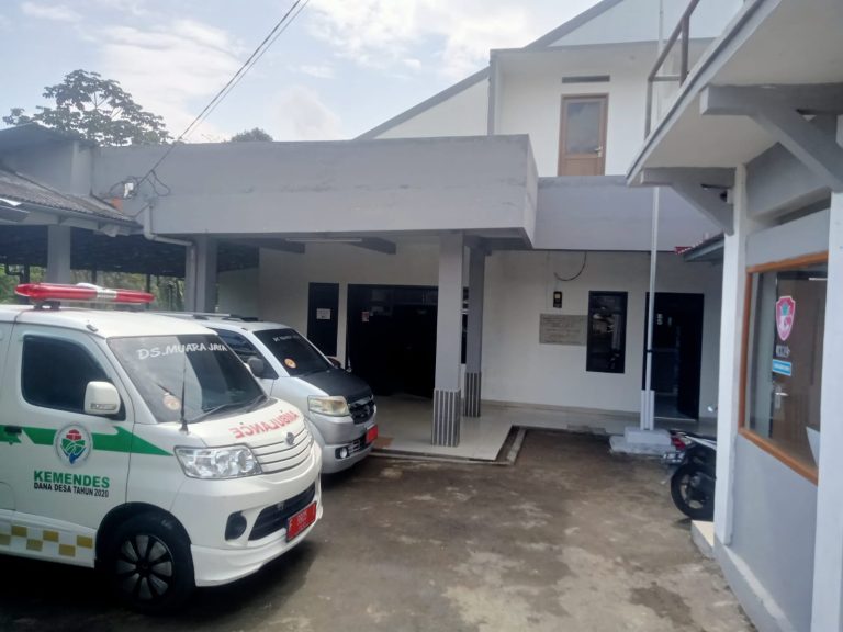 Rehabilitasi Kantor Desa Muara Jaya Kecamatan Caringin Telah Rampung
