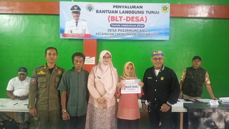 Desa Pasir Muncang Salurkan BLT-DD Tahun 2025 untuk 57 KPM