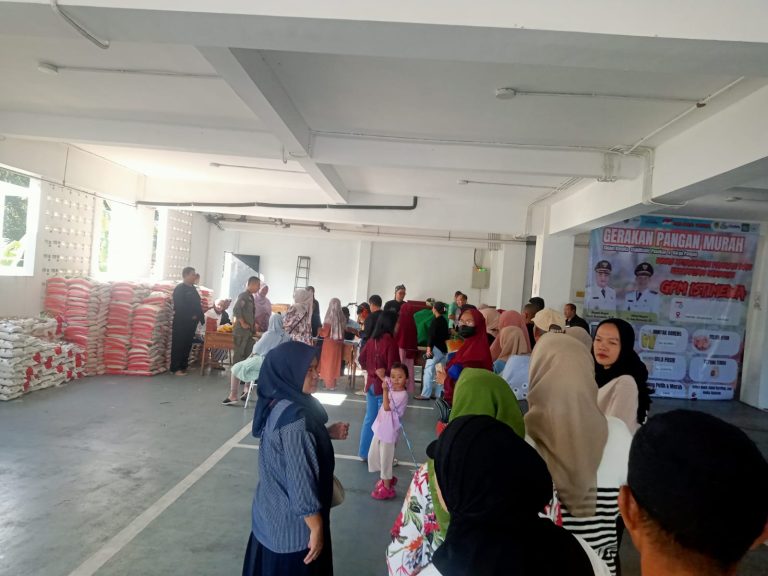 Pasar Murah Diserbu Warga, GPM Kecamatan Caringin Bantu Ringankan Beban Masyarakat
