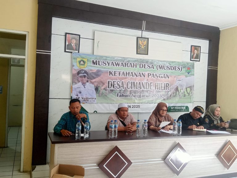 Pemdes Cimande Hilir Gelar Musyawarah Desa Ketahanan Pangan Tahun Anggaran 2025