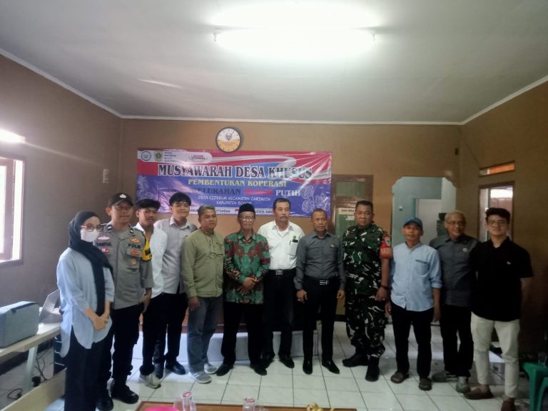 Musyawarah Desa Khusus Pembentukan Koperasi Merah Putih Digelar di Desa Ciderum