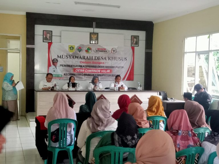 Pemdes Cimande Hilir Gelar Musdesus Pembentukan Koperasi “Merah Putih”
