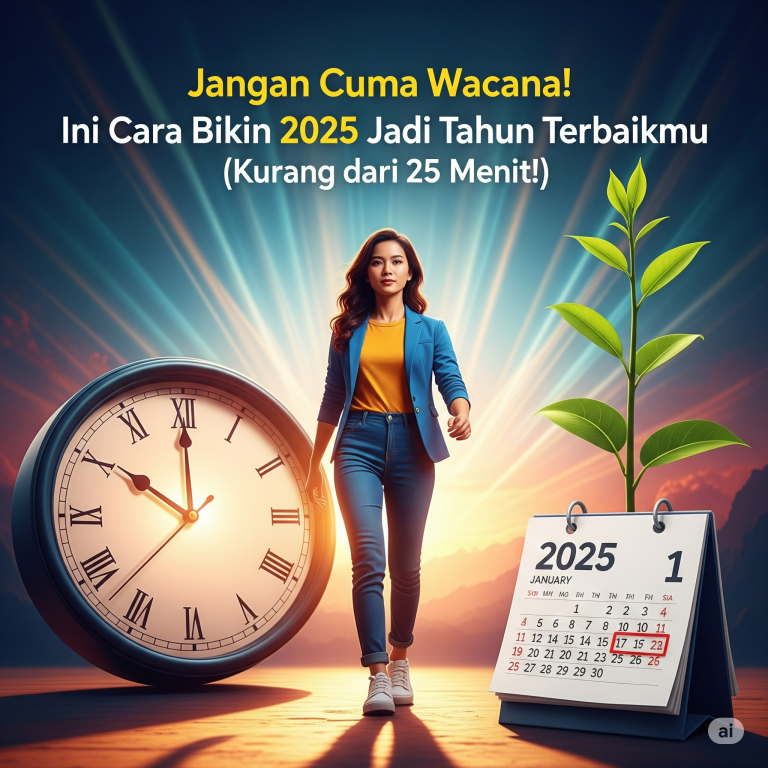 Jangan Cuma Wacana! Ini Cara Bikin 2025 Jadi Tahun Terbaikmu (Kurang dari 25 Menit!)