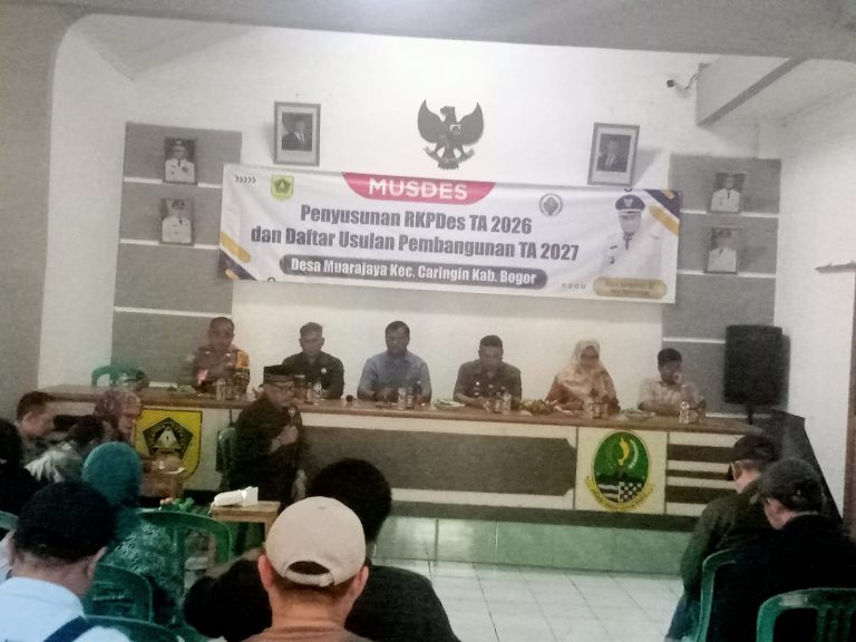 Pemdes Muara Jaya Bahas RKPDes 2026 dan Usulan Pembangunan 2027