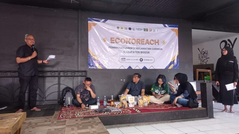 Bersama Universitas Pakuan UMKM/IKM Caringin Dorong Daya Saing Melalui Manajemen Kualitas