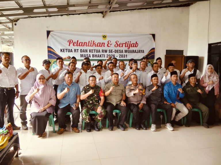 Pemdes Muara Jaya Gelar Halal Bihalal dan Lantik RT/RW Baru