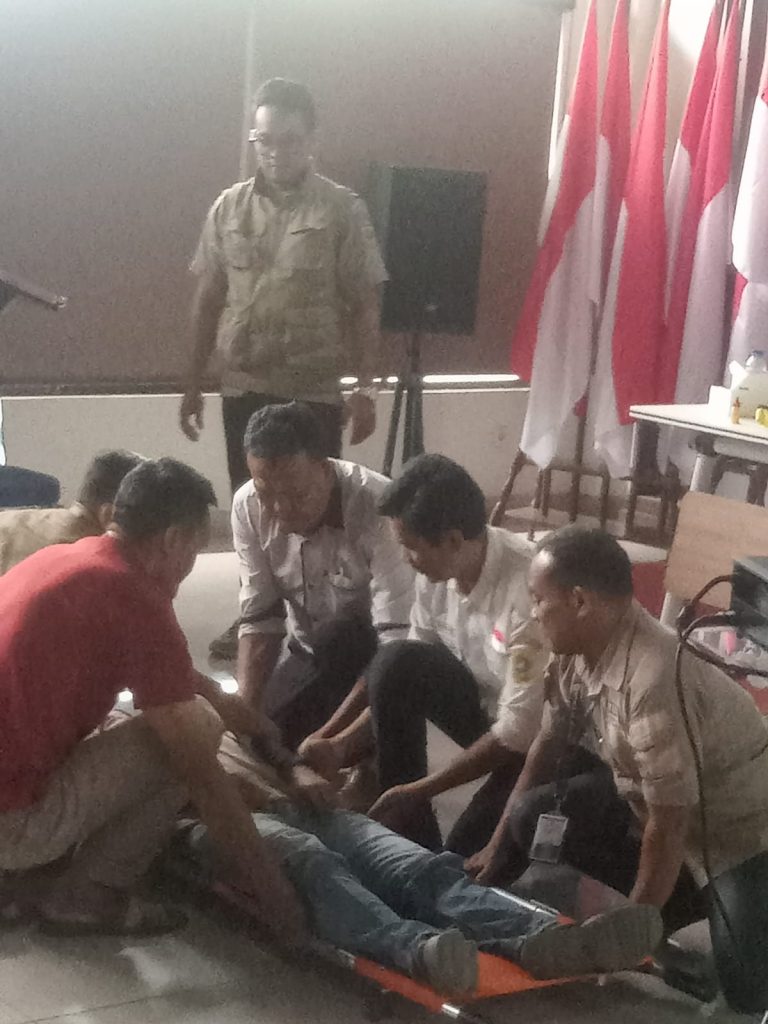 Edukasi Tanggap Darurat Bencana Digelar di Caringin