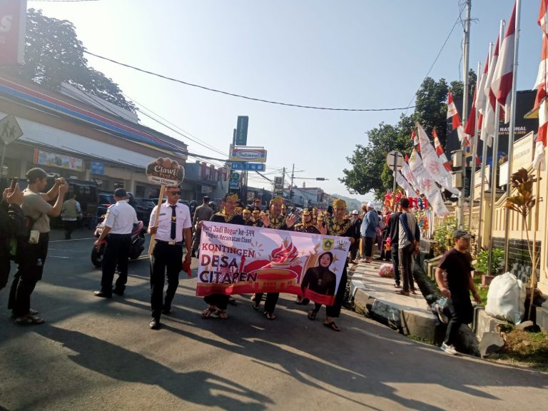 Karnaval Meriah Sambut Hari Jadi Bogor ke-544 di Kecamatan Ciawi