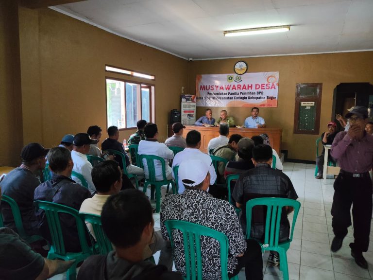 Panitia Pemilihan BPD Desa Ciderum Resmi Dibentuk untuk Periode 2026–2034