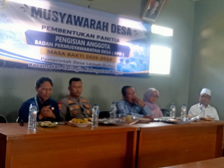 Pemdes Lemah Duhur Bogor Bentuk Panitia Pengisian Anggota BPD 2027