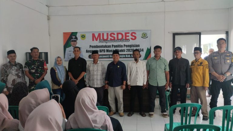 Pemdes Pancawati Bentuk Panitia Pengisian Anggota BPD 2026–2034